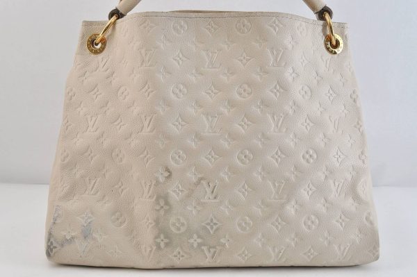 s l1600 1 Louis Vuitton Monogram Empreinte Artsy MM Shoulder Bag White