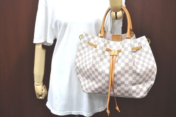 s l1600 10 Louis Vuitton Damier Azur Girolata 2Way Shoulder Tote Bag