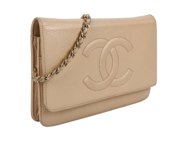 s l1600 10 Chanel Timeless Wallet on Chain BEIGE