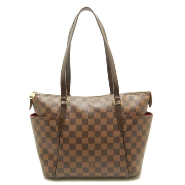 s l1600 LOUIS VUITTON Damier Ebene Totally PM Shoulder Tote Bag Brown