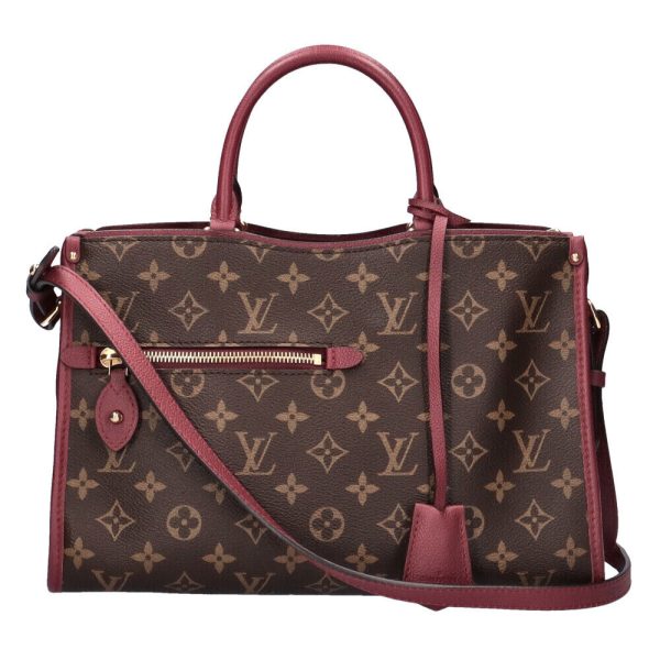 s l1600 LOUIS VUITTON Popincourt PM Shoulder Bag Monogram Red