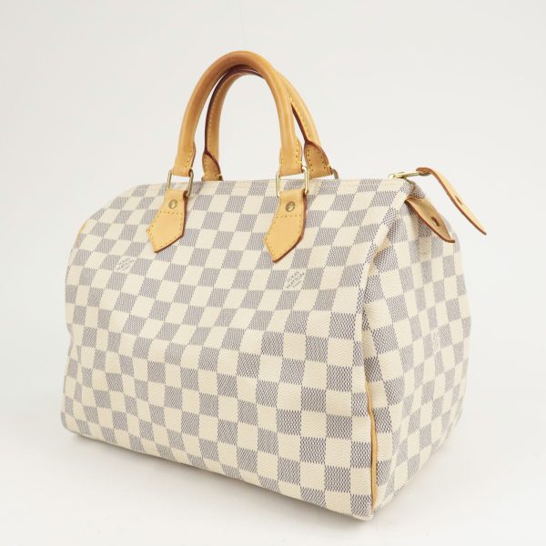 s l1600 2 Louis Vuitton Damier Azur Speedy 30 Boston Hand Bag