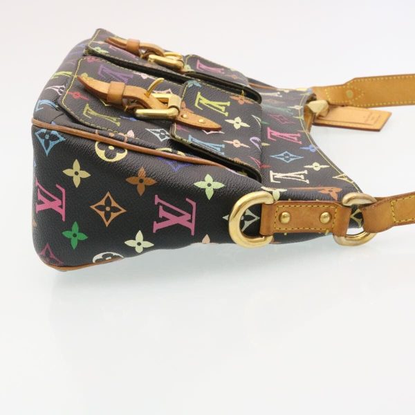 s l1600 2 LOUIS VUITTON Multicolor Lodge GM Shoulder Bag Black