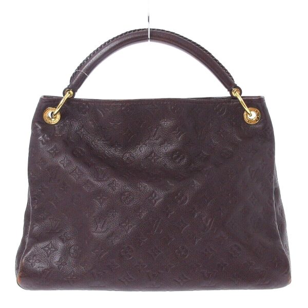 s l1600 2 LOUIS VUITTON Artsy MM Aube Monogram Empreinte Handbag Purple