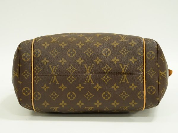 s l1600 2 Louis Vuitton Totally MM Monogram Canvas Shoulder Tote Bag Brown