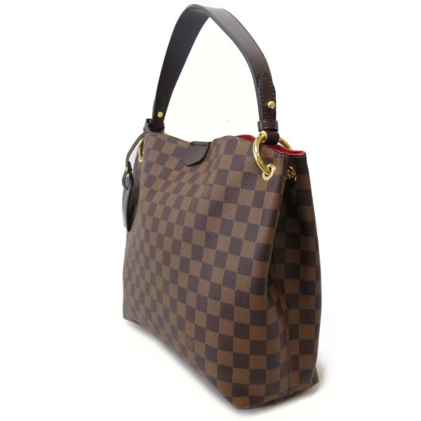 s l1600 2 LOUIS VUITTON Graceful PM Shoulder Bag Damier Ebene canvas