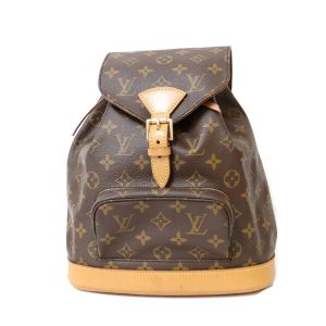 s l1600 2 LOUIS VUITTON Backpack Daypack Brown Brown Monogram canvas