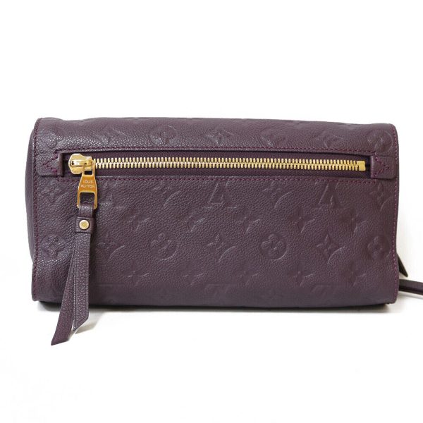 s l1600 2 LOUIS VUITTON Clutch bag purple leather Monogram Pettyant