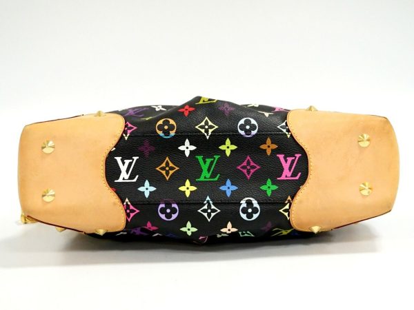 s l1600 2 Louis Vuitton Judy MM Monogram Multicolor Canvas 2way Bag Noir