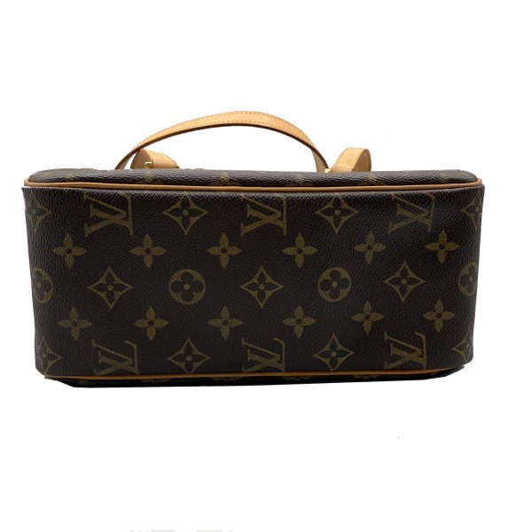 s l1600 2 LOUIS VUITTON Cite MM Shoulder Bag Monogram Canvas Brown