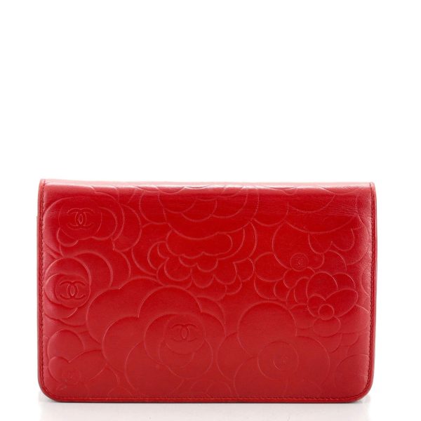 s l1600 2 Chanel Wallet on Chain Camellia Lambskin Red