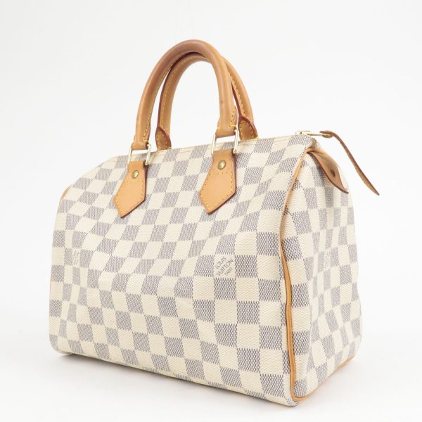 s l1600 2 Louis Vuitton Damier Azur Speedy 25 Hand Bag Boston Bag