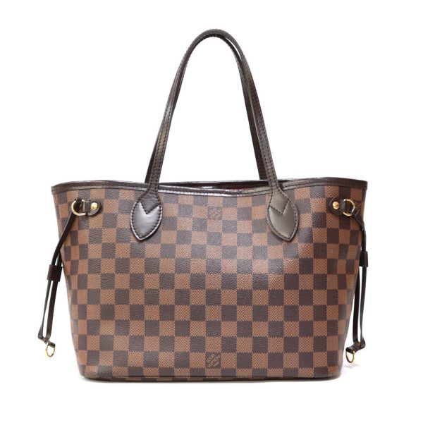 s l1600 LOUIS VUITTON Never full PM Shoulder Bag Damier canvas Damier