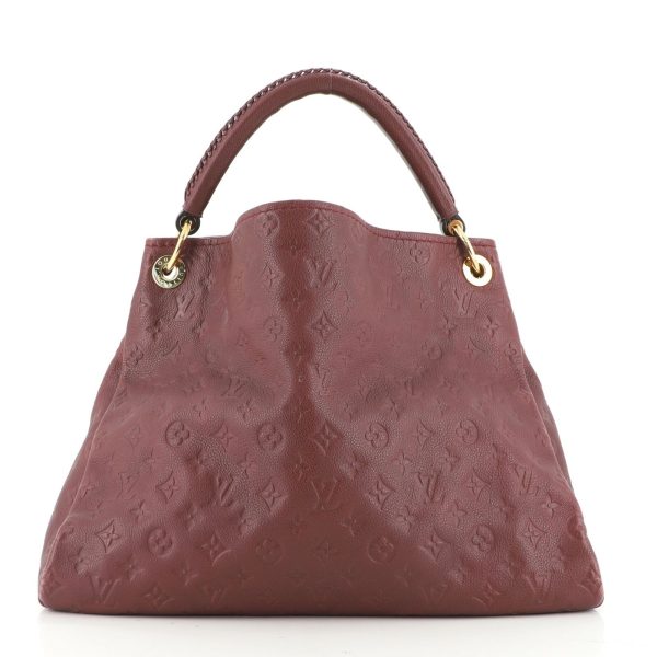 s l1600 2022 10 23T100021659 Louis Vuitton Artsy MM Empreinte Leather Hobo Bag Red