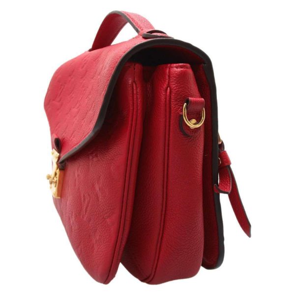 s l1600 2022 10 23T111151450 Louis Vuitton Pochette Metis Empreinte Leather Shoulder Bag Red