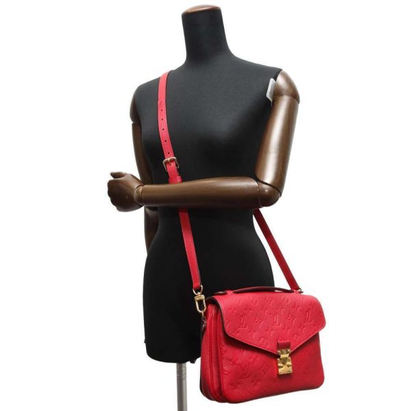 s l1600 2022 10 23T111202787 Louis Vuitton Pochette Metis Empreinte Leather Shoulder Bag Red