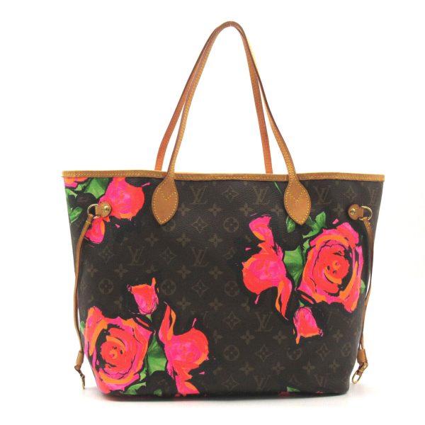 s l1600 2022 10 23T152955163 Louis Vuitton Neverfull MM Monogram Canvas Flower Shoulder Bag