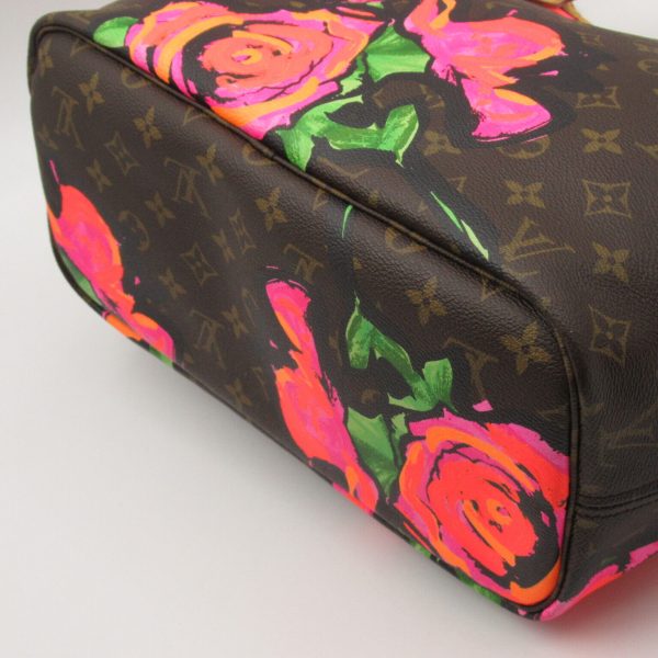 s l1600 2022 10 23T153029915 Louis Vuitton Neverfull MM Monogram Canvas Flower Shoulder Bag