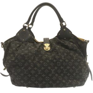 s l1600 2022 10 24T085229694 Louis Vuitton XL Denim Canvas Black Shoulder Bag