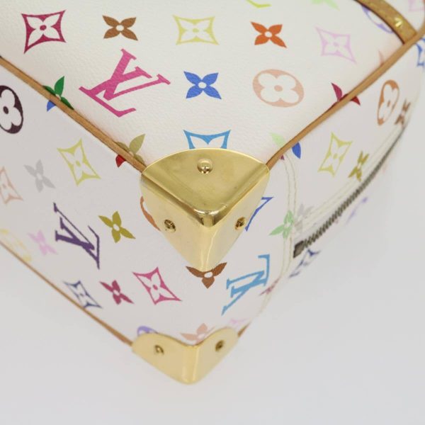 s l1600 2022 10 24T212456280 Louis Vuitton Trouville Multicolor Canvas White Hand Bag