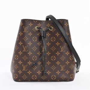 s l1600 2022 10 25T084213106 Louis Vuitton NeoNoe Monogram Canvas Shoulder Bag Black