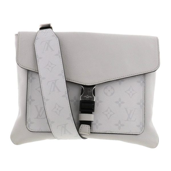 s l1600 2022 10 25T092813824 Louis Vuitton Flap Messenger Bag Crossbody Bag Grey