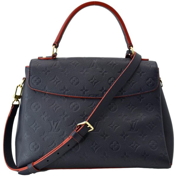 s l1600 2022 10 29T085003717 LOUIS VUITTON Georges MM Monogram Empreinte Shoulder Bag Navy Blue