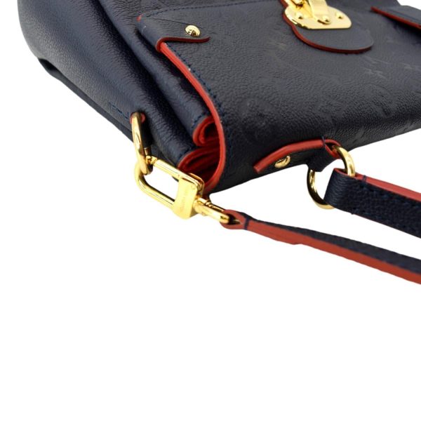 s l1600 2022 10 29T085100296 LOUIS VUITTON Georges MM Monogram Empreinte Shoulder Bag Navy Blue