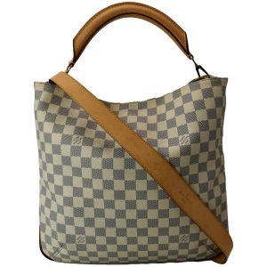 s l1600 2022 10 29T204642683 LOUIS VUITTON Soffi Damier Azur Satchel Shoulder Bag White