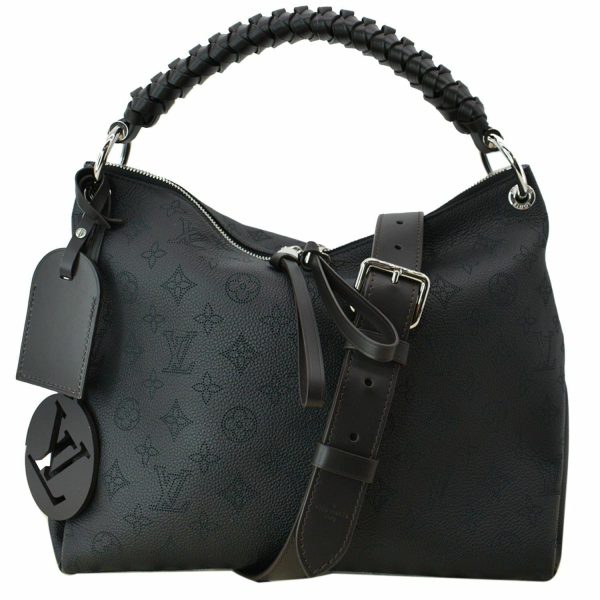 s l1600 2022 10 29T211343717 LOUIS VUITTON Beaubourg Mahina Leather Hobo Shoulder Bag Black