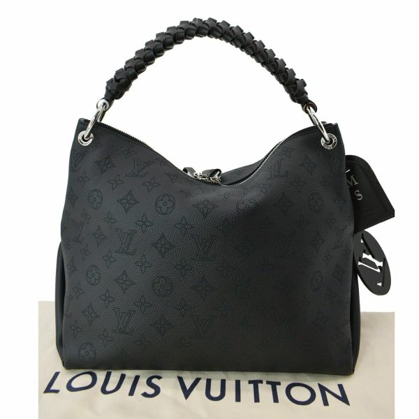 s l1600 2022 10 29T211404085 LOUIS VUITTON Beaubourg Mahina Leather Hobo Shoulder Bag Black