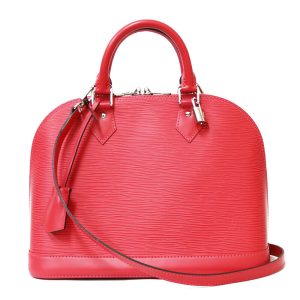 s l1600 LOUIS VUITTON Shoulder Bag Red pink 2WAY bag Alma Epi