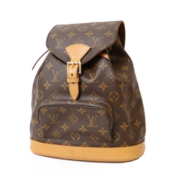 s l1600 LOUIS VUITTON Backpack Daypack Brown Brown Monogram canvas