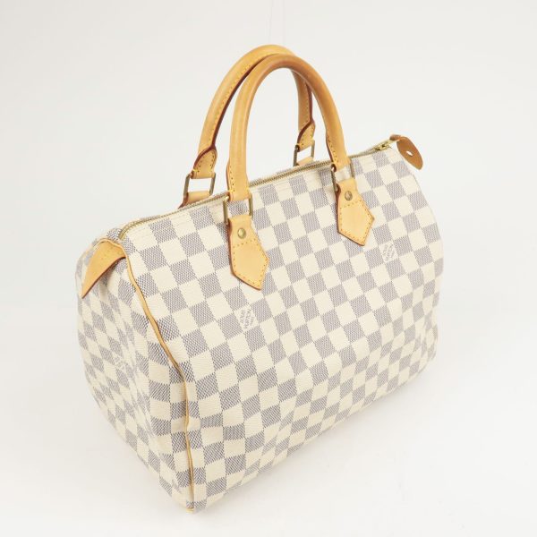 s l1600 3 Louis Vuitton Damier Azur Speedy 30 Boston Hand Bag