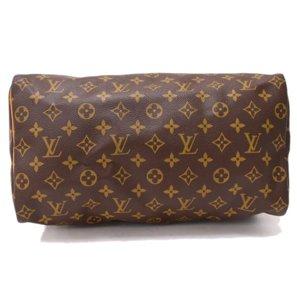 s l1600 3 LOUIS VUITTON Monogram Speedy 35 LV Hand Bag Brown Canvas