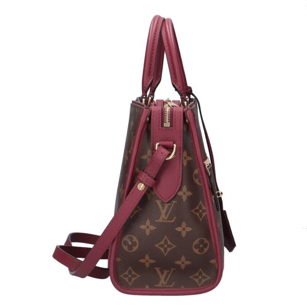 s l1600 3 LOUIS VUITTON Popincourt PM Shoulder Bag Monogram Red