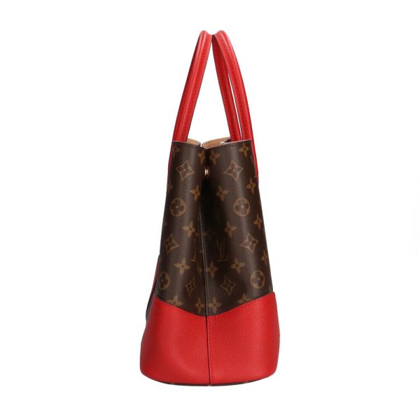 s l1600 3 LOUIS VUITTON Handbag Slys Brown Red Monogram Flandrin