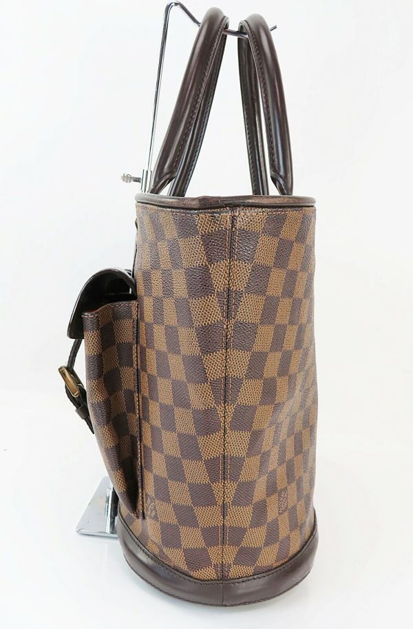 s l1600 3 LOUIS VUITTON Manosque GM Damier Ebene Tote Bag Purse