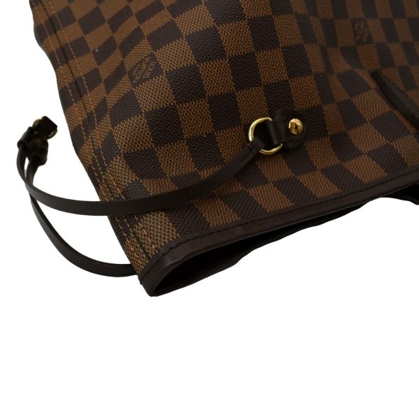 s l1600 3 LOUIS VUITTON Neverfull GM Damier Ebene Tote Bag Brown