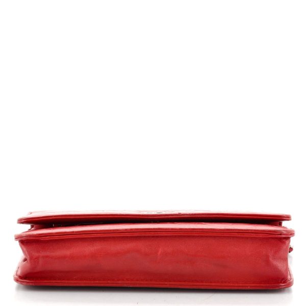 s l1600 3 Chanel Wallet on Chain Camellia Lambskin Red