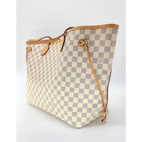 s l1600 3 Louis Vuitton Neverfull MM Tote in Damier Azur Canvas
