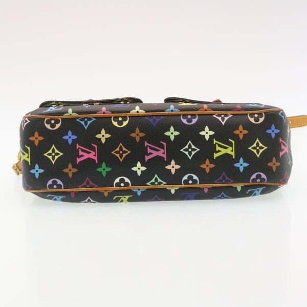 s l1600 4 LOUIS VUITTON Multicolor Lodge GM Shoulder Bag Black