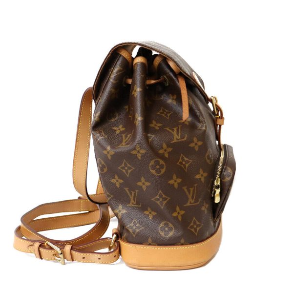 s l1600 4 LOUIS VUITTON Backpack Daypack Brown Brown Monogram canvas