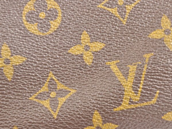 s l1600 4 Louis Vuitton Pallas Monogram Canvas Shoulder Bag Brown Black