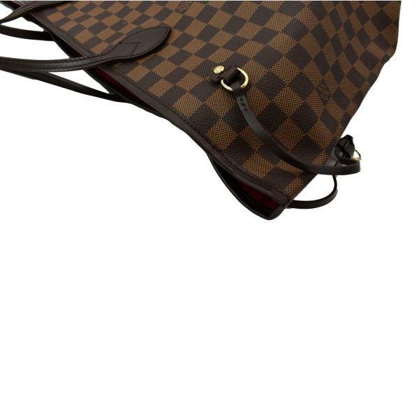 s l1600 4 LOUIS VUITTON Neverfull GM Damier Ebene Tote Bag Brown