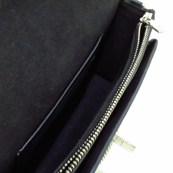 s l1600 5 LOUIS VUITTON Pochette LockMe Chain Noir Shoulder Bag