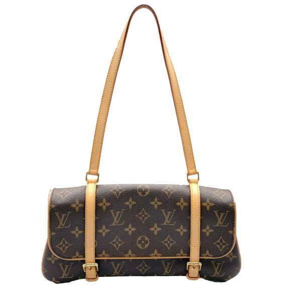 s l1600 LOUIS VUITTON Pochette Marelle Shoulder Bag Monogram Canvas Brown