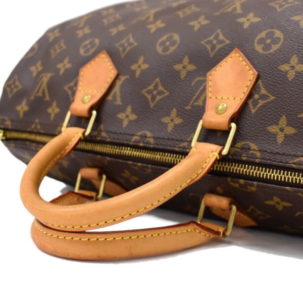 s l1600 6 LOUIS VUITTON Monogram Speedy 35 LV Hand Bag Brown Canvas