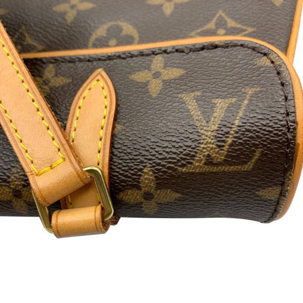 s l1600 6 LOUIS VUITTON Pochette Marelle Shoulder Bag Monogram Canvas Brown