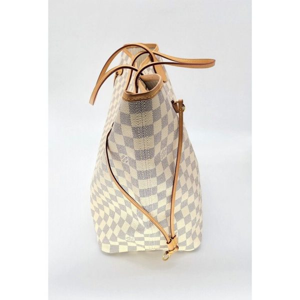 s l1600 6 Louis Vuitton Neverfull MM Tote in Damier Azur Canvas